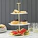 3 Tier Hexagonal Dessert Cake Stand (T-Shaped Handle - Gold)