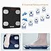 Smart Scale, Digital Bathroom Weight Scale Bluetooth Body Fat Scales Body Composition Analyzer Health Monitor App for iOS and Android, Capacity of 11-396lb