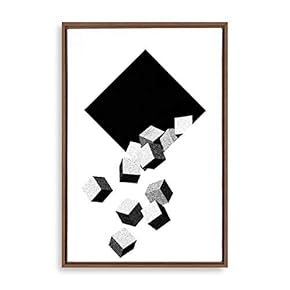 Framed Canvas Wall Art Abstract Colorful Canvas Prints Home Artwork Decoration for Living Room,Bedroom - 16x24 inches