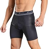 Przewalski Mens Cycling Underwear Shorts 3D Padded Bike Bicycle Riding MTB Liner- Verified Fit&Comfort