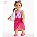 Simplicity 8190 American Girl 18'' Doll Beach Clothing Sewing Patterns