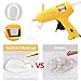 Hot Glue Gun with LED Lights,60/100W Full Size Dual Power High Temp Heavy Duty Melt Glue Gun Kit with 10 Pcs Premium Glue Sticks(0.43''x 8