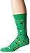 Hot Sox Men's Novelty Sporting Crew Socks, Golf (Green), Shoe Size: 6-12