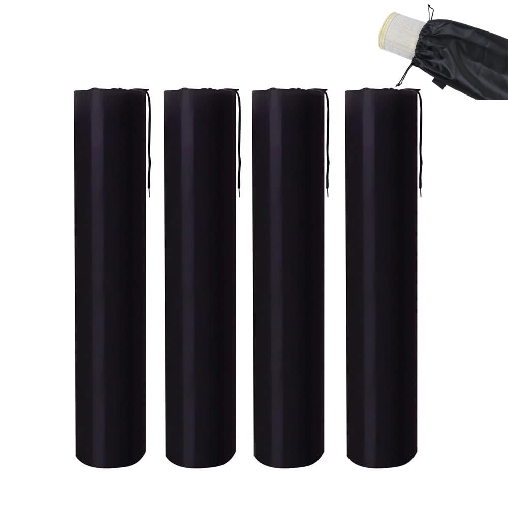 Primst 4PCS Carpet Waterproof Storage Bag, Oxford Cloth Drawstring Rug Bags, Fits 78" Wide Rugs, Ideal for Moving, Storing and Transporting Carpets (10" x 85")