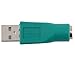 PS/2 Female to USB Male Adapter