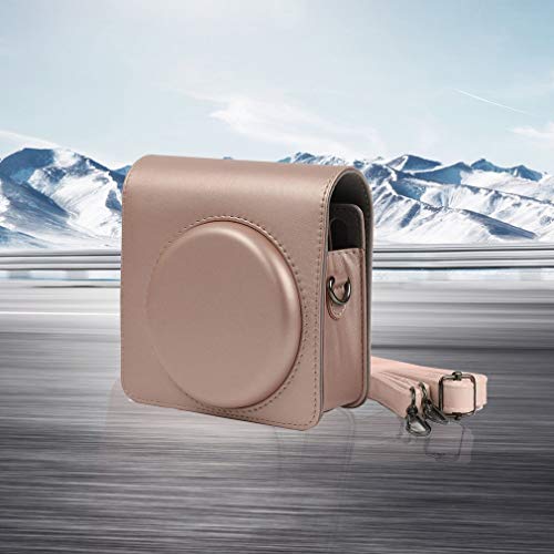 Protective Square Case Sq6 Sofortbildkamera Pu Ledertasche (Gold) – Bild 5