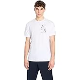 Armani Exchange Men's Slim Fit Eagle Tee, White, X-Large