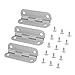 AIEVE Cooler Hinges for Igloo Cooler, 3 Pack Cooler Hinge Replacements Set with Screws, Heavy Duty & Hard to Break Stainless Steel Ice Chests Hinges, Cooler Accessories, Designed for Long-Term Use