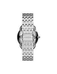 Fossil - Reloj de pulsera para mujer, Estándar, Plateado