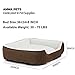 ANWA Washable Dog Bed Large Dogs, Dog Sleeping Bed, Comfortable Dog Bed Large Dogs Brownthumb 1