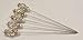 Package of 5 Pearl and Crystal Bouquet Accent Pins - Jewelry for Your Bouquet!