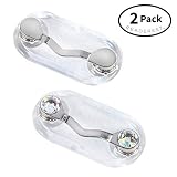 ReadeREST Original Stainless Steel & Clear Crystal Twin Pack