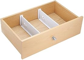 Interdesign Linus Adjustable Deep Drawer Organizer Dividers For