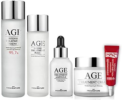 【韓国コスメ】『FROMNATURE・フロムネイチャー』 エッセンス150ml +フルイド100ml +クリーム80g +アンプル30ml +ヘアプラス Defence Injection 12ml [並行輸入品]