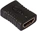 AmazonBasics HDMI Female to Female Coupler Adapter (2 Pack), 29 x 22mm, Black primary