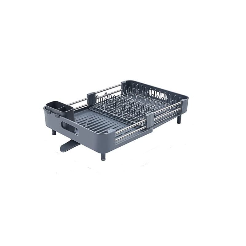 Photo 1 of LPSFC Draining Rack Adjustable Kitchen Dish Drying Rack Plates Organizer Drainer Dinnerware Cutlery Storage Container Holder Drainage Rack