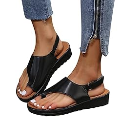 Aniywn Women Wedges Sandals Open Toe Comfy Platform