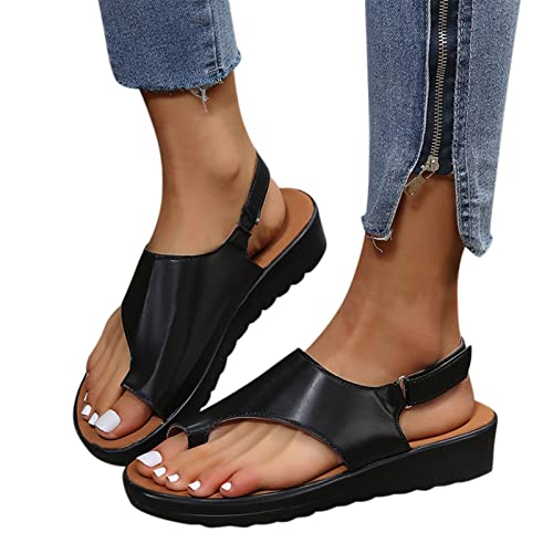 Aniywn Women Wedges Sandals Open Toe Comfy Platform