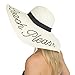 Benvas B07FPMNR2W | Beach Please Hat | Australian Bamboo Straw Sun Hat, Beach Hat for Women | Shade Hat, Straw Hat, Sun Protection, Shade, Sun Hats, Sun Hats for Women
