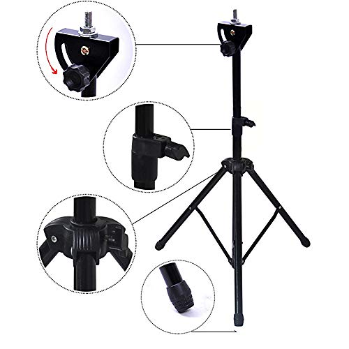 Luvay 8-inch Practice Pad (Grey) 2-Sided Silent Drum Pad, with Stand and Bag - Thumbnail 4