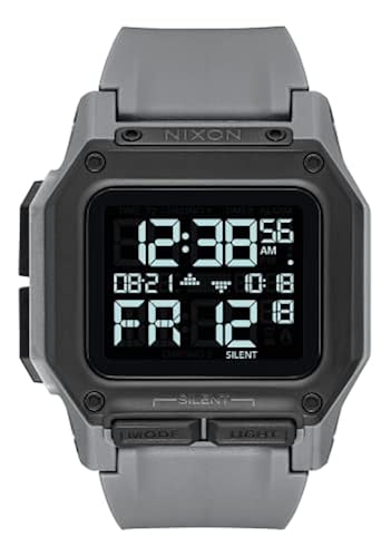 NIXON Regulus A1180 All Gunmetal 100m Water Resistant Men's