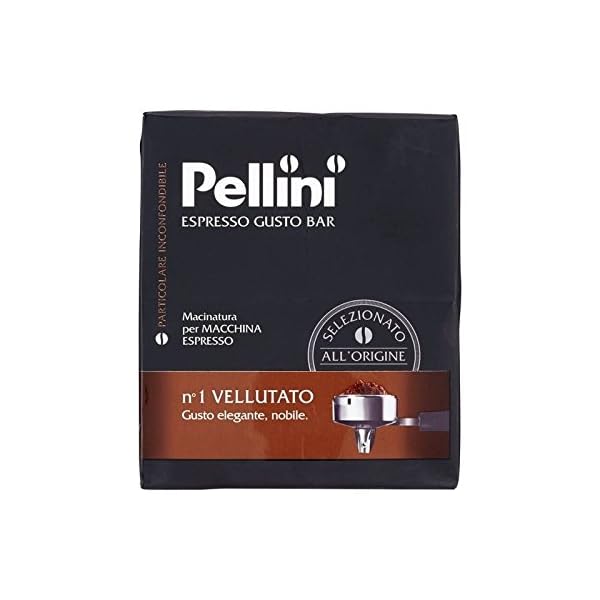 Pellini No.1 Vellutato Gemahlenen Kaffee 500G (Packung mit 6)
