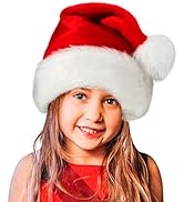 thumbnail image 2 of Aazon.co: RJVW Christas Hat, Santa Hat, Xas Holiday Hat For Adults, Unisex Velvet Classic 2 of 11