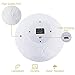 Moon Lamp, ICOCO 3D Luna Moon Lamp Dimmable Tap Control LED Night Light 8 Colors, USB Rechargeable Home Decorative Light 3D Printing Moon Lamp for Creative Gift with Wooden Holder 5.9 Inch