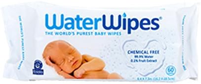 Water Wipes Purest Baby Wipes Natural Chemical Free 60 pack