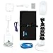 ElecTrek Products Roll-Up Organizer- Compact Water-Resistant Bag organizes and Protects Electronic Accessories Including adaptors, Chargers, USB Drives, Cables and Cords. Perfect for Daily use!