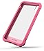 Encased iPhone Xs Max Case Pink - Full Body Clear Case with Tempered Glass Screen Protector for Apple iPhone XsMax