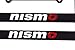 x2 NISMO Racing License Plate Frame For NISSAN 350Z 370Z 240SX 300ZX MURANO JUKE