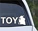 CCI Toyoda You and Yoda Decal Vinyl Sticker|Cars Trucks Vans Walls Laptop|White |5.5 x 2 in|CCI415