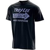 Troy Lee Designs Mens Never Stop Short-Sleeve Shirt Large Black