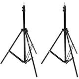 AmazonBasics Aluminum 7-Foot Light Stand with Case - 2-Pack