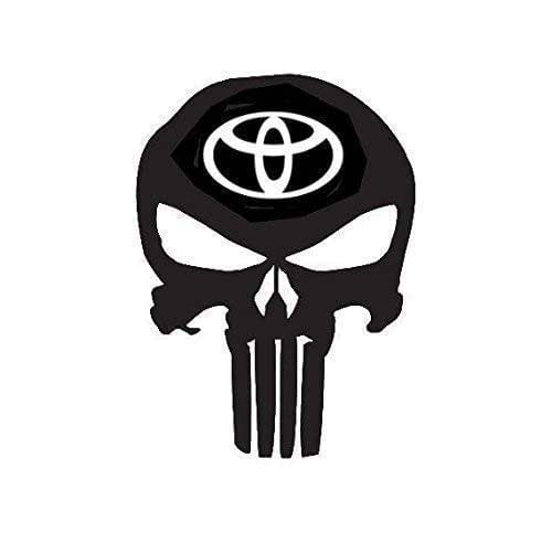 amazon com punisher skull toyota emblem 17 sizes 20 colors 117 handmade punisher skull toyota emblem 17 sizes 20 colors 117