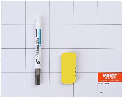 Pro Magnetic Project Mat for iPhone, Laptop, Electronic Disassemble, Writable Work Mat with Size 25 x 20 cm