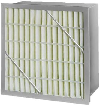 Filtration Group 16403 Box Air Filter, Lofted Ultra Fine Fiberglass Media, 15 MERV, Single Header, 24" Height x 24" Width x 12" Depth (Case of 1)