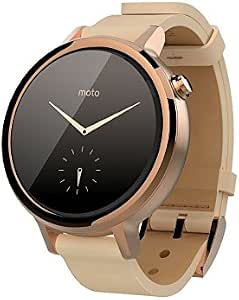 Amazon.com: Motorola Moto 360 (2nd Gen) para Mujer - Versión internacional  sin garantía (oro rosa con cuero rubor) : Celulares y Accesorios