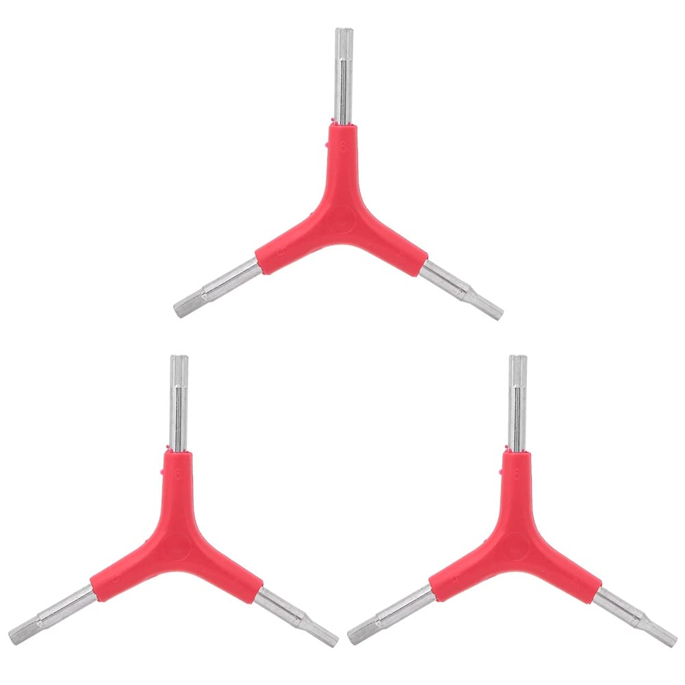 VGEBY Y Shape Bike Hex Socket, 3 Way Hex Wrench Multifunctional Key Bicycle Key Combination Repair Tools Ride