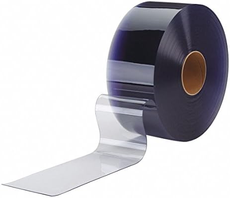 Flexible Bulk Rolls, Smooth, 6in, Clear, PVC