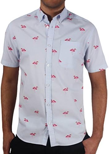 Flamingo Button-Down Shirt from Alpha Beta
