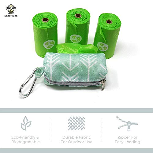 EcoFriendly Diaper Bag Dispenser Carrying Case and 80 OXODegradable