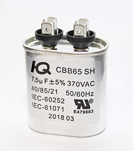 QH QX65075 Capacitor Motor Run Oval 7.5 uF MFD 370V: Home & Kitchen