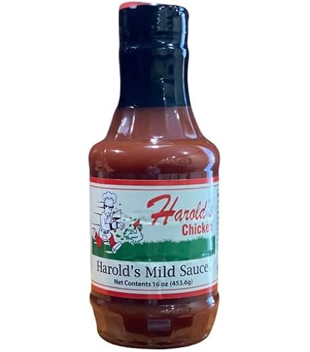 Amazon.com : Harold's Chicken Hot Sauce 16 oz. - Chicago's very own HOT  SAUCE!!, 1 Pound (Pack of 1) : Grocery & Gourmet Food