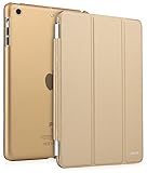 iXCC Apple iPad Mini / Mini 2 / Mini Retina / Mini 3 Smart Case Cover with Hard PC Back and Built-in Magnet for Auto Sleep / Wake Function - Gold
