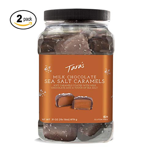 Tara's Small Batch Chocolate Covered Sea Salt Soft Caramels, Milk, 31 Ounce X 2, 62 Ounce (Pack of 2) - Thumbnail 7