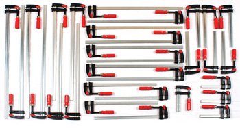 Bessey BTB30 Tradesman 30-Piece Bar Clamp Assortment
