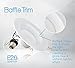 PARMIDA (4-Pack) 5/6 inch Dimmable LED Recessed Lighting, Retrofit Downlight, Baffle Trim, 12W (100W Replacement), Ceiling Can Lights, 1000lm, Energy Star & ETL-Listed, 2700k