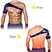 Vitoki Shoulder Brace Adjustable Rotator Cuff Support for Men or Women Breathable Neoprene Compression Sleeve Wrap Left or Right Shoulder Large